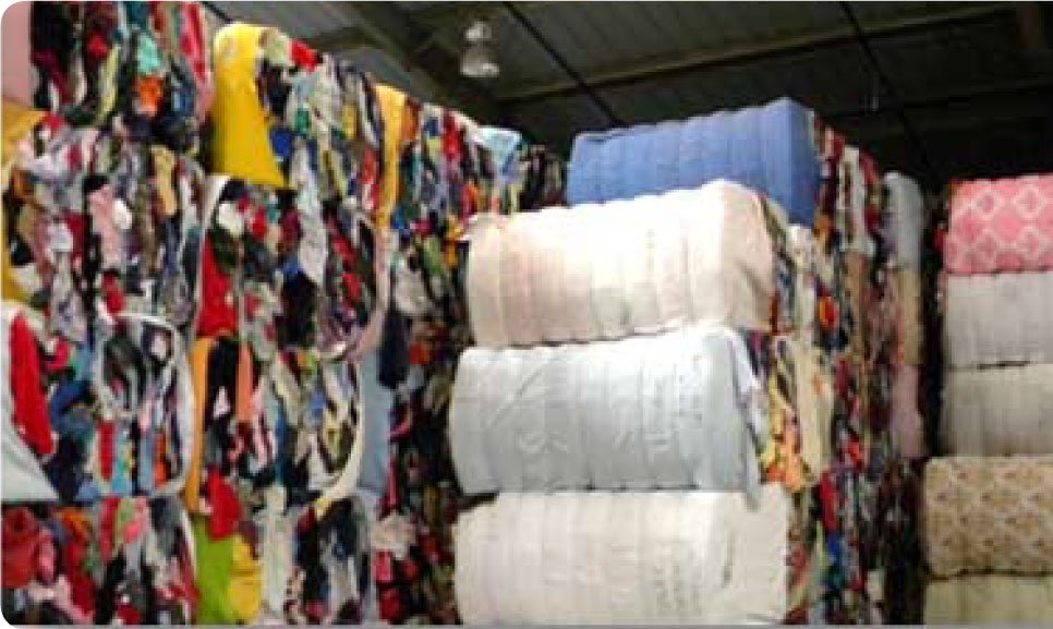 Assorted textile and clothing items available for wholesale purchase from US Dynamics